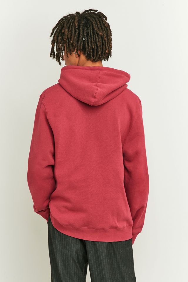 Stussy - Sweat à capuche Academy framboise #3