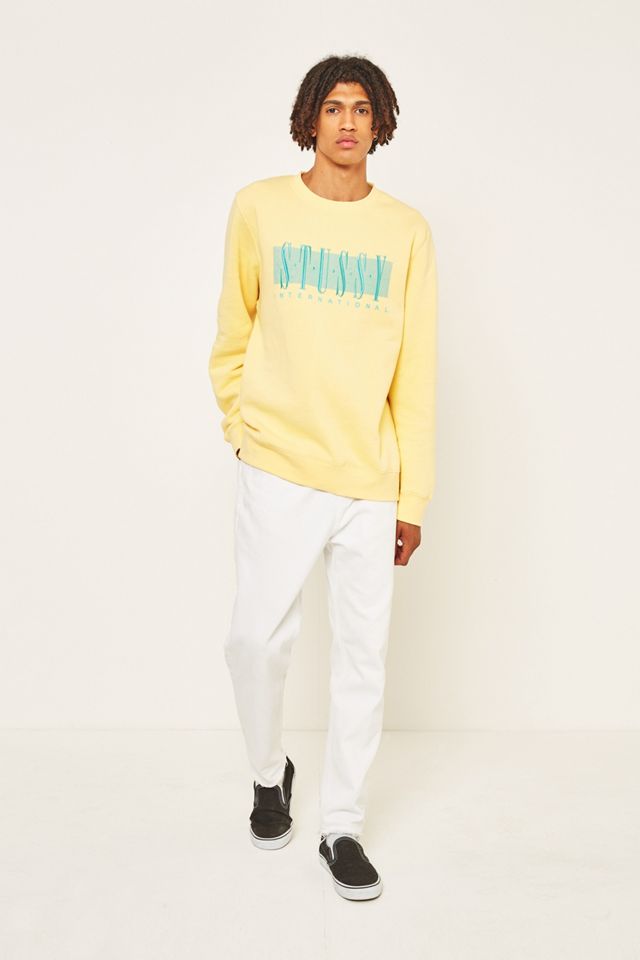 Stussy International Applique Crewneck Sweatshirt #1