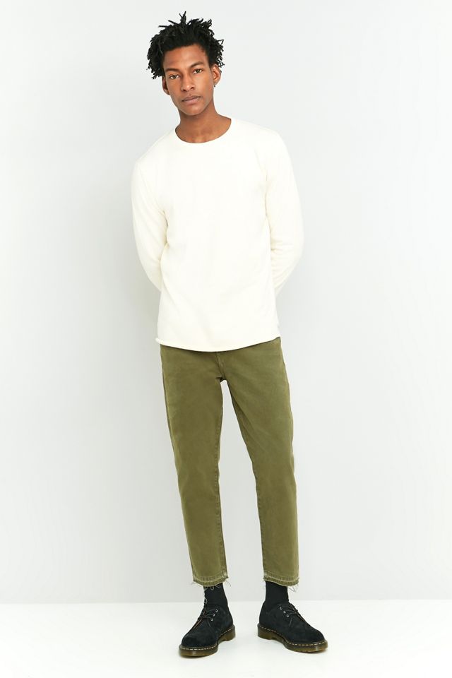 Edwin Garment Terry Ivory Long Sleeve Shirt | Urban Outfitters UK
