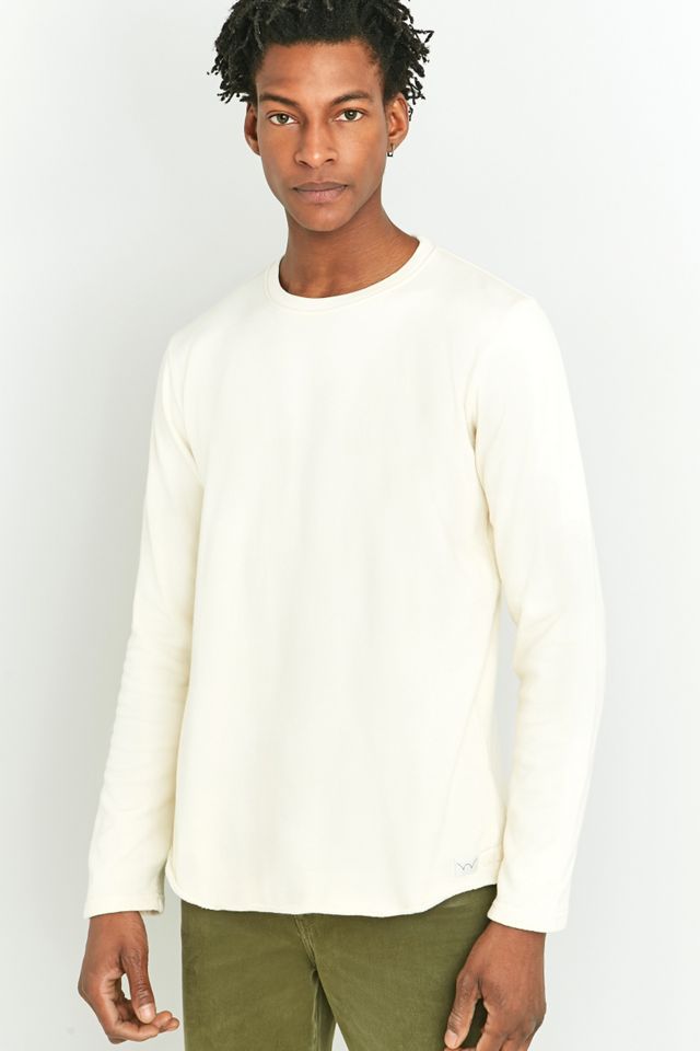 Edwin Garment Terry Ivory Long Sleeve Shirt | Urban Outfitters UK