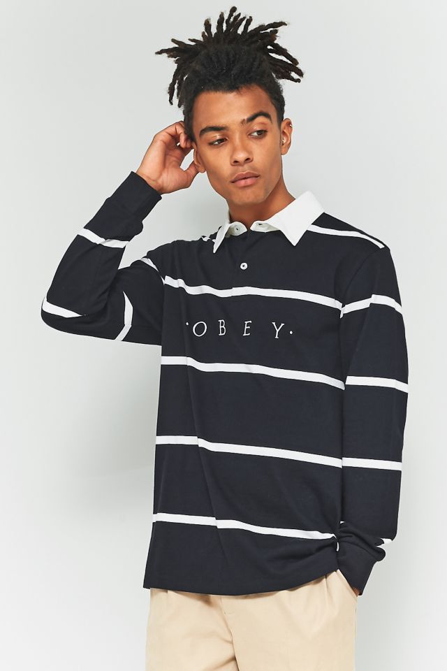 Polo obey best sale manche longue