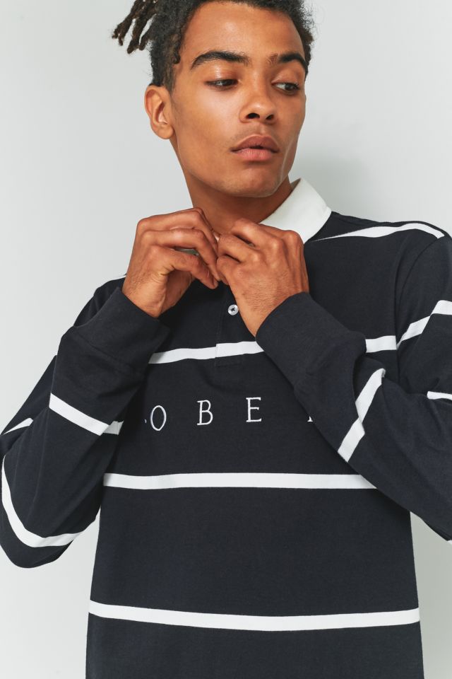 Obey long cheap sleeve polo