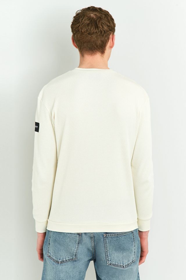 Rascals Mickey Off-White Long-Sleeve Waffle T-shirt #3