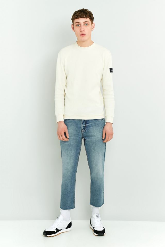Rascals Mickey Off-White Long-Sleeve Waffle T-shirt #4
