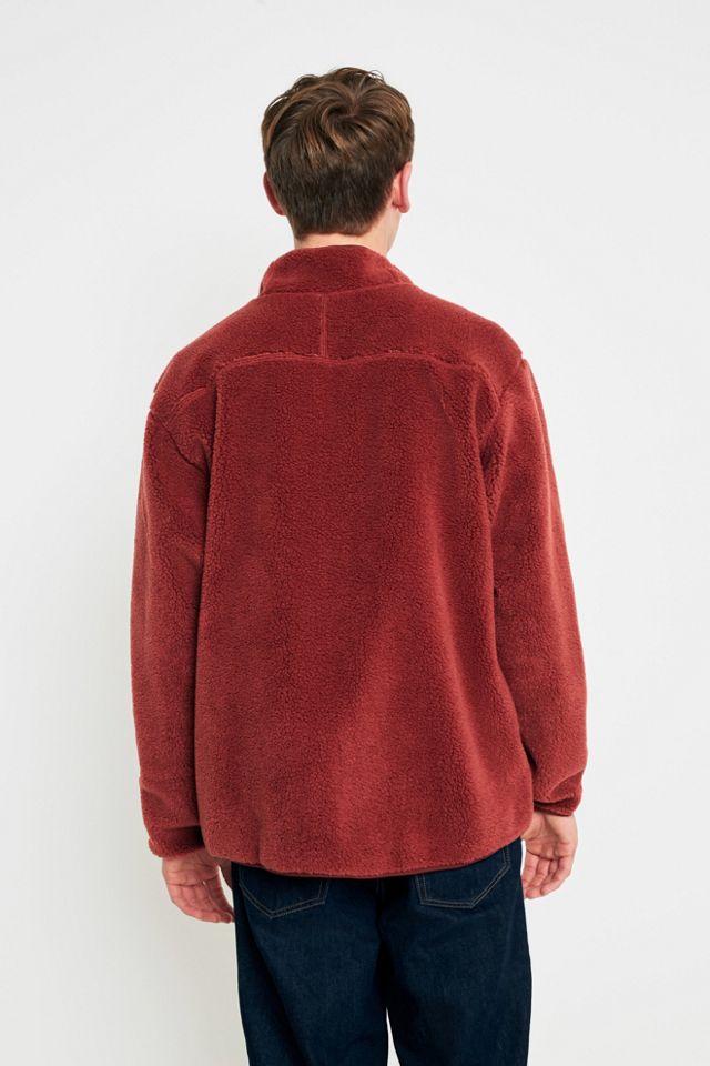 Columbia Mt. Tabor Maroon Pocket Fleece Jacket #2