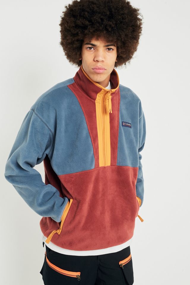 Columbia Originals Rust Fleece Pullover Jacket | Urban Outfitters UK