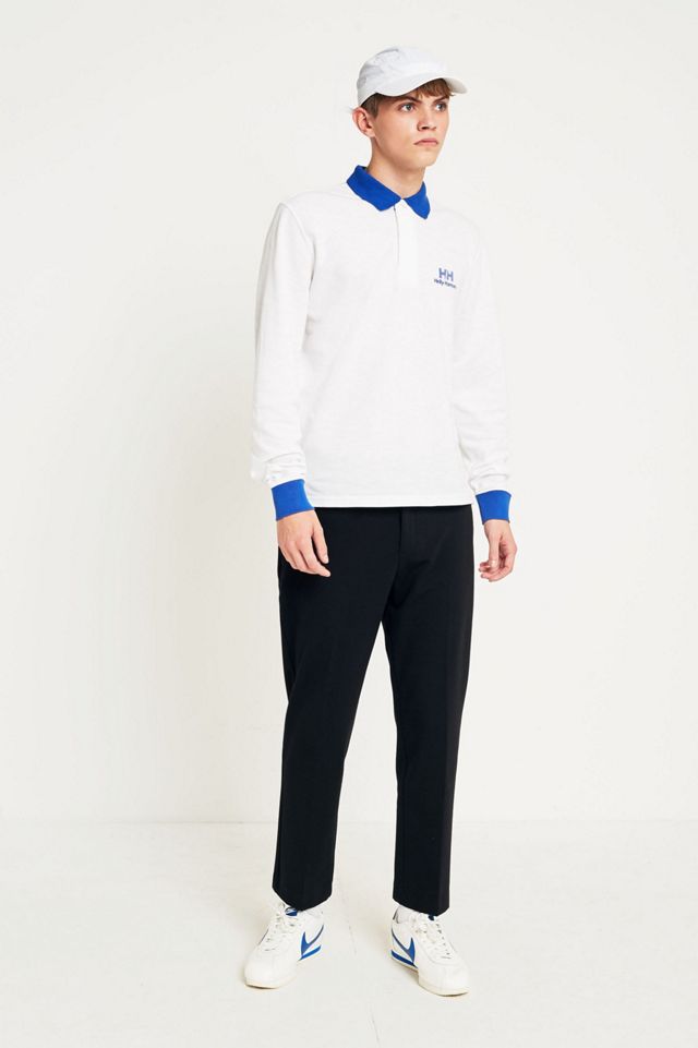 Helly Hansen White Rugby Logo Long-Sleeve Shirt #2