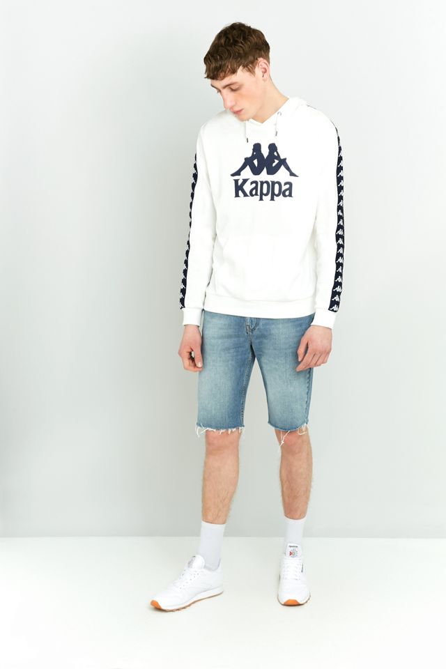 Kappa White Logo Hoodie #1