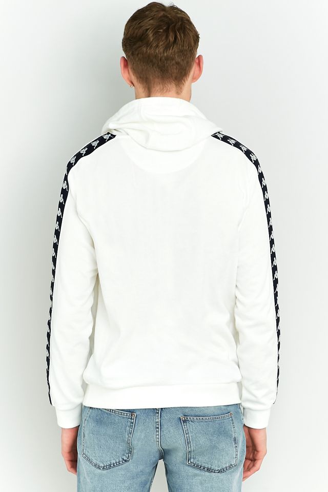 Kappa White Logo Hoodie #3