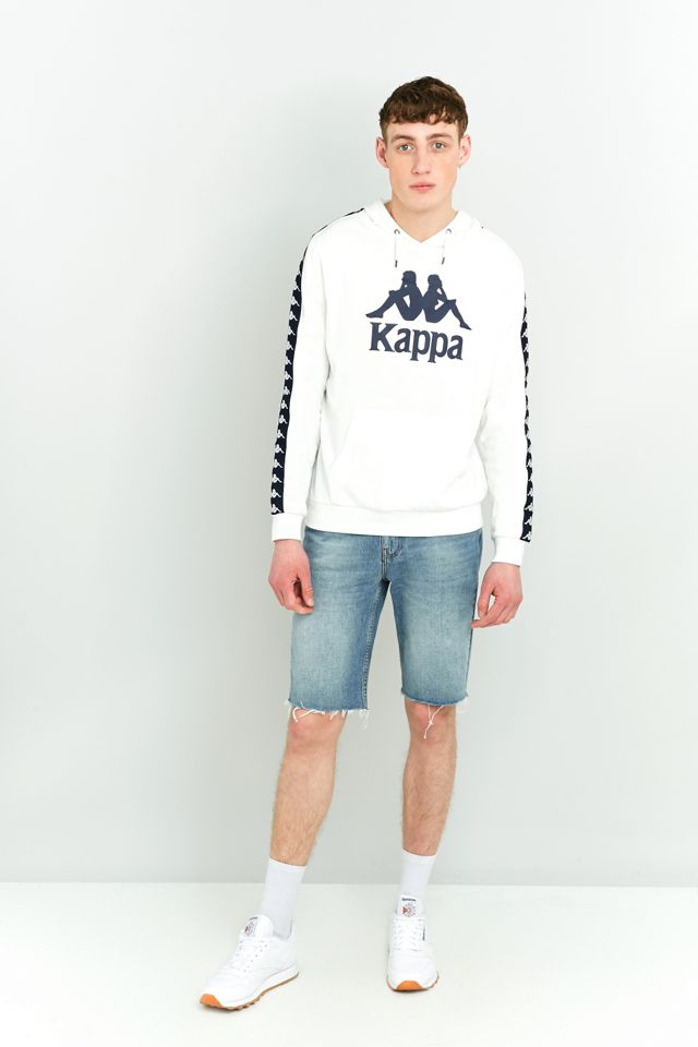 Kappa White Logo Hoodie #4