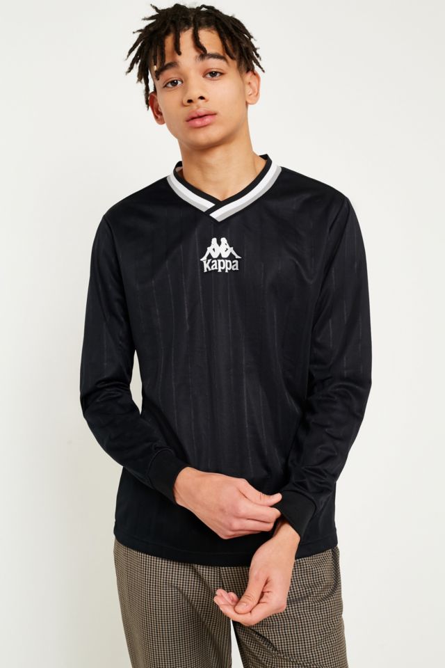 Kappa Black Logo Long Sleeve Shirt