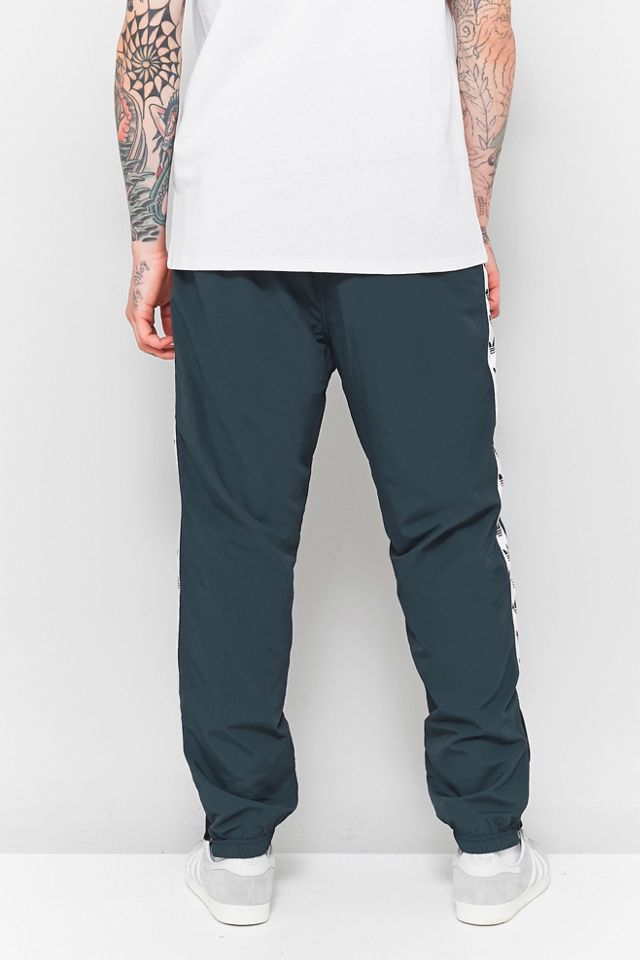 adidas TNT Night Green Taped Windbreaker Track Pants #3