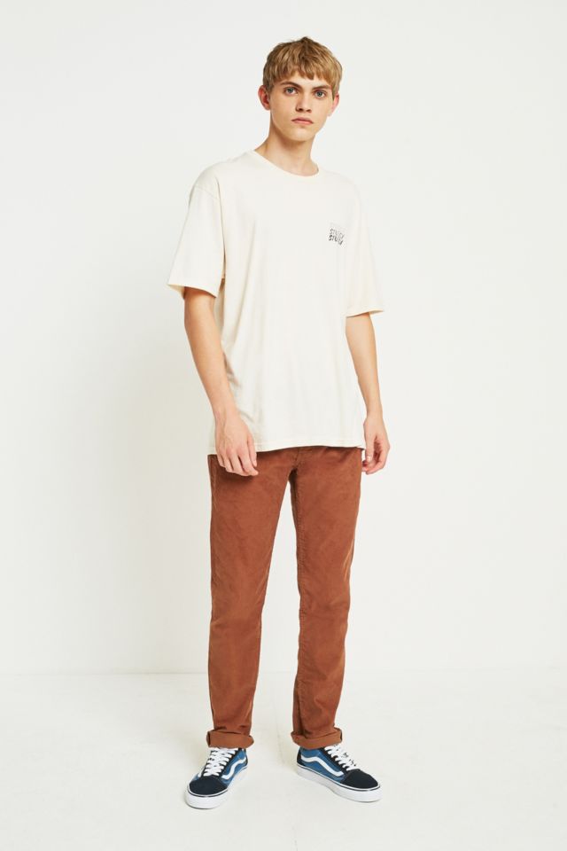 Levi’s 511 WT Rich Brown Cord Slim Fit Trousers | Urban Outfitters UK