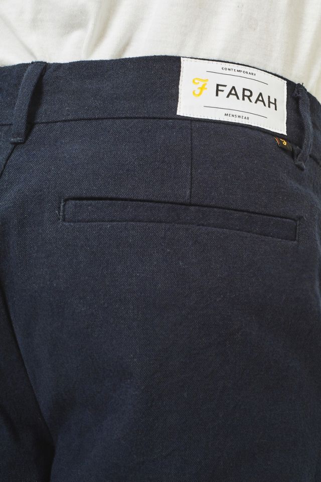Farah Elm Steen Navy Trousers #5