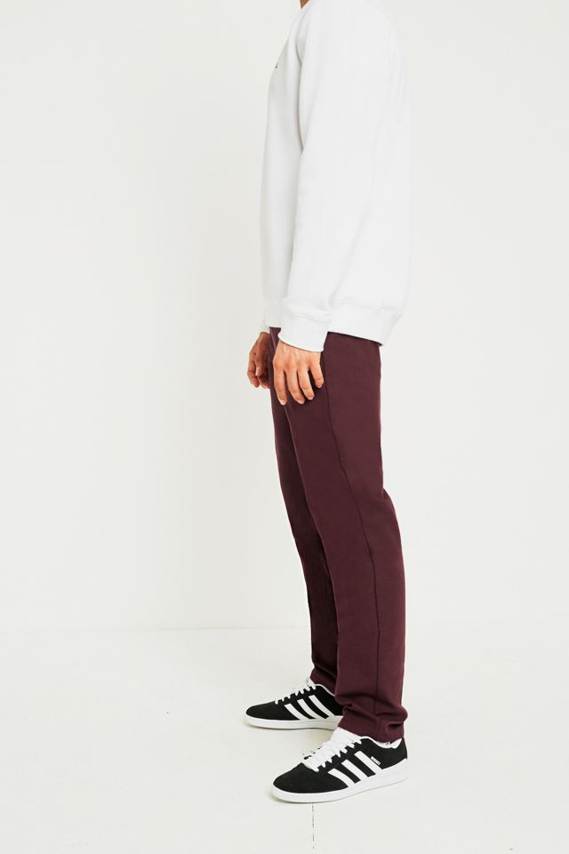 Farah Basset Hopsack Red Slim Fit Pantaloni #1