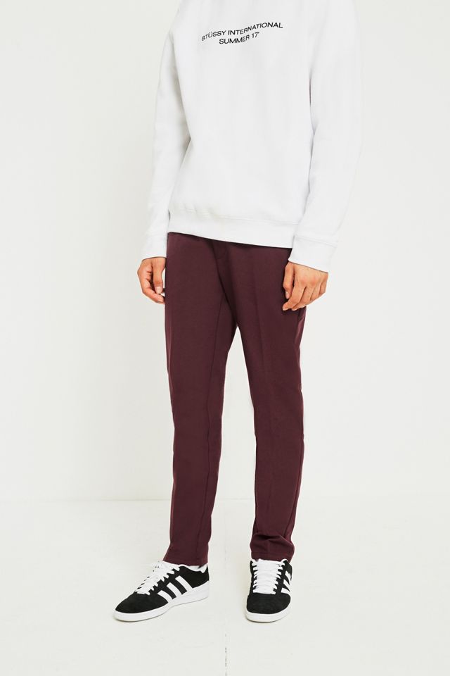 Farah Basset Hopsack Red Slim Fit Pantaloni #4