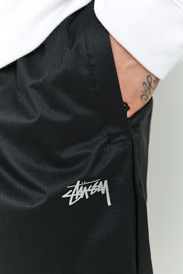 Stussy Black 3M Ripstop Trousers #5