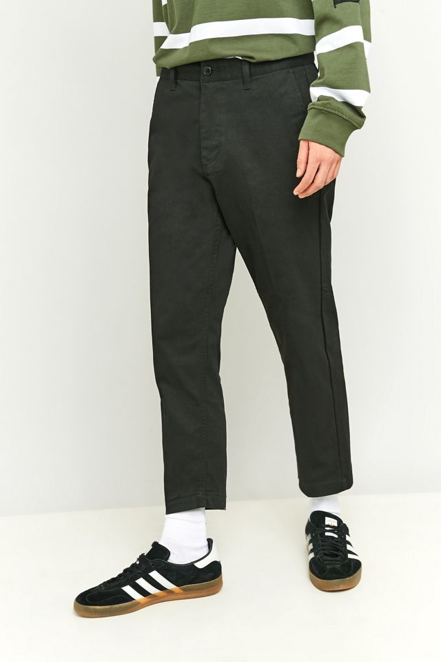 OBEY Straggler Flooded Black Trousers #1
