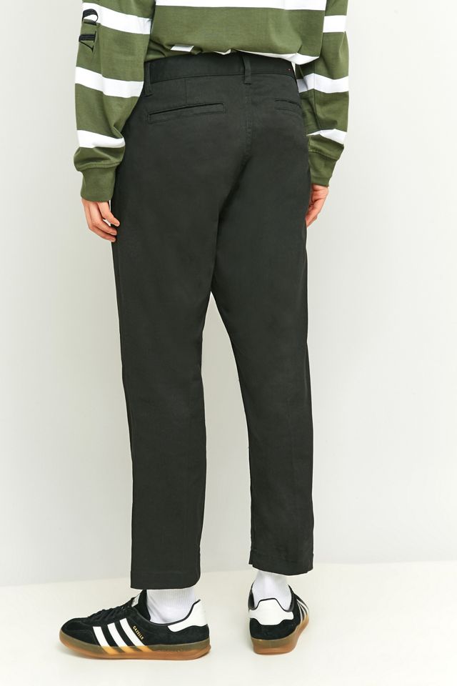 OBEY Straggler Flooded Black Trousers #3
