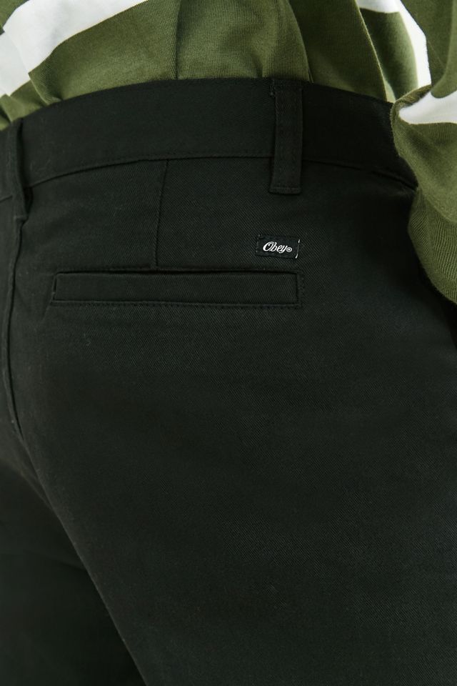OBEY Straggler Flooded Black Trousers #5