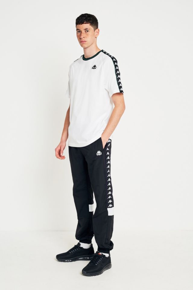 Kappa Black Taping Shell Track Pants