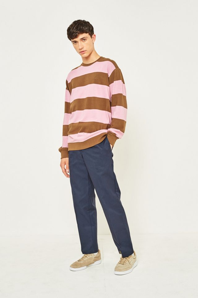 Dickies 873 Navy Slim Straight Work Trousers