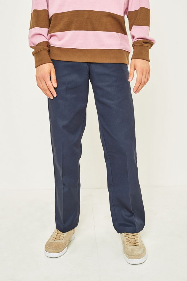 Dickies 873 Navy Slim Straight Work Trousers #1