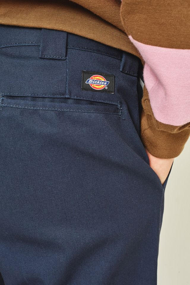 Dickies 873 Navy Slim Straight Work Trousers #2