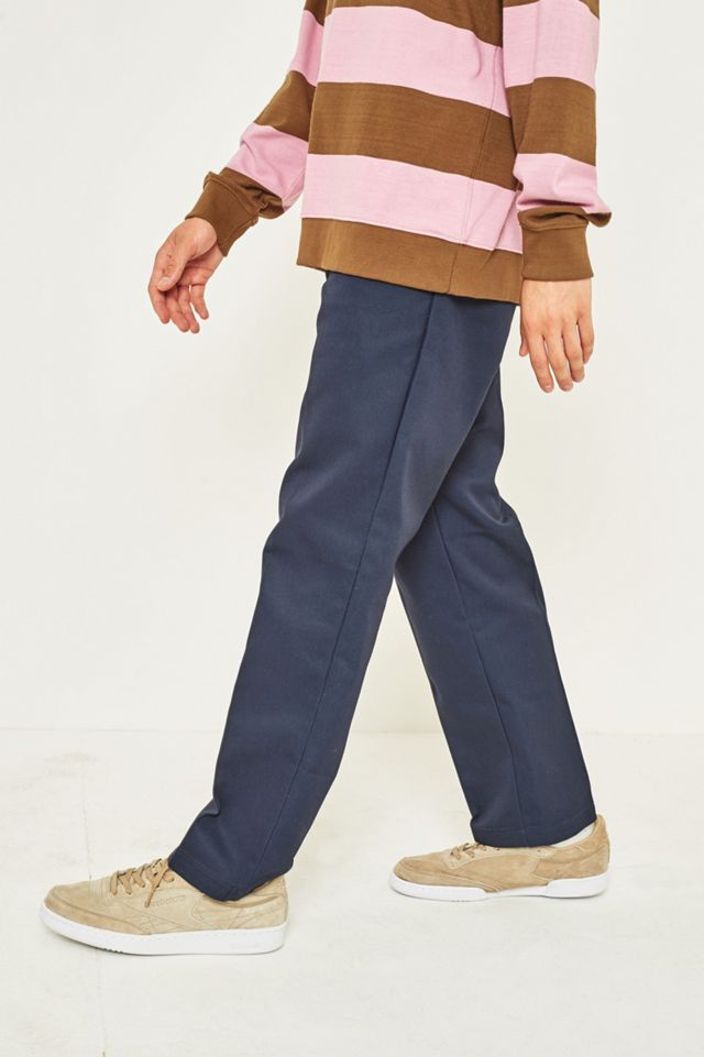 Dickies 873 Navy Slim Straight Work Trousers #4