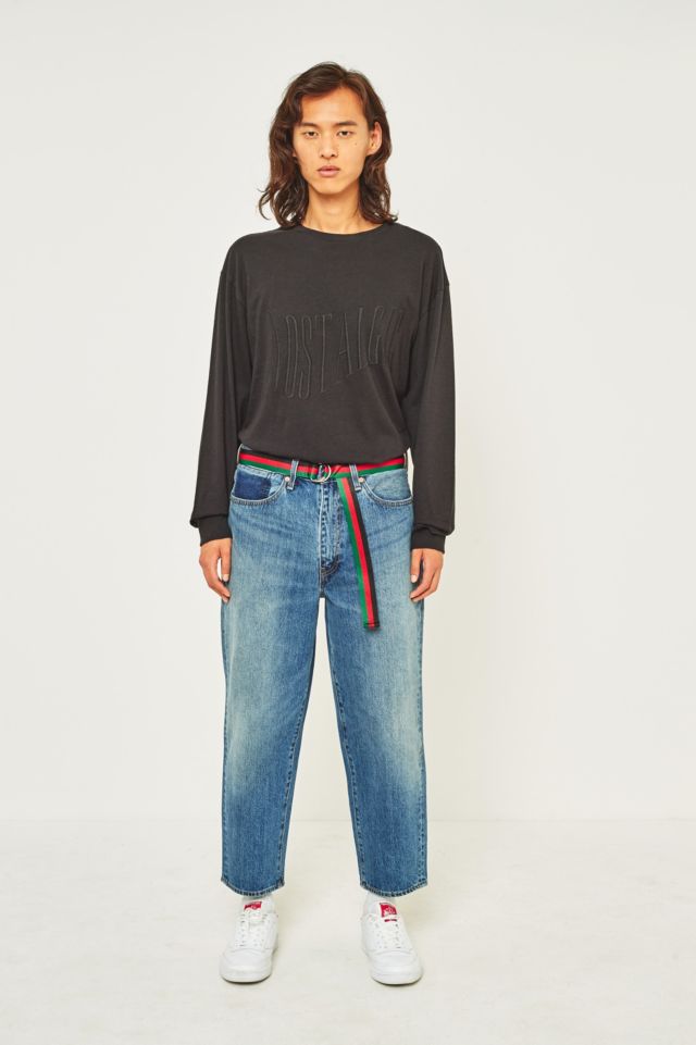 Levi's altered bow crop new arrivals