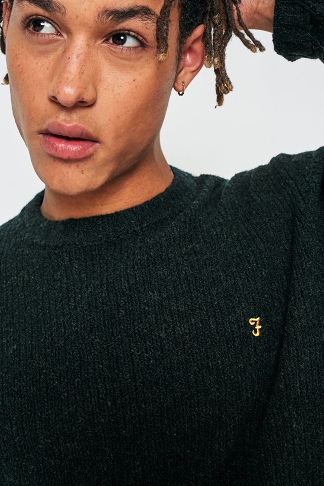 Farah Harley Pine Boucle Knit Jumper #5