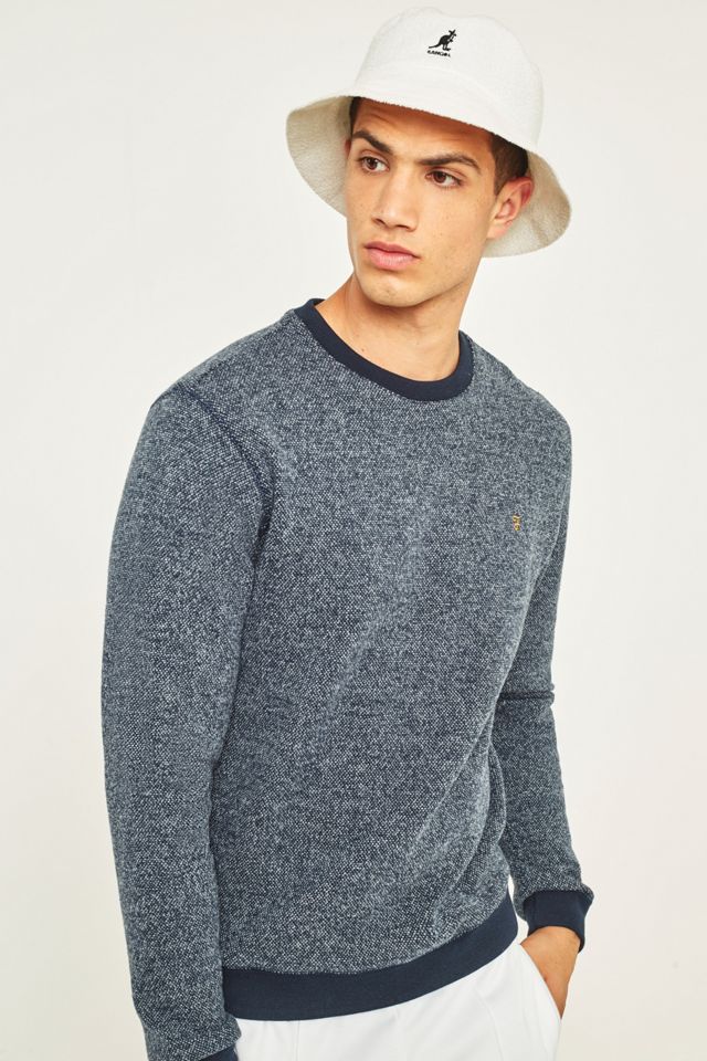 Farah Romilly Navy Textured Sweatshirt #2