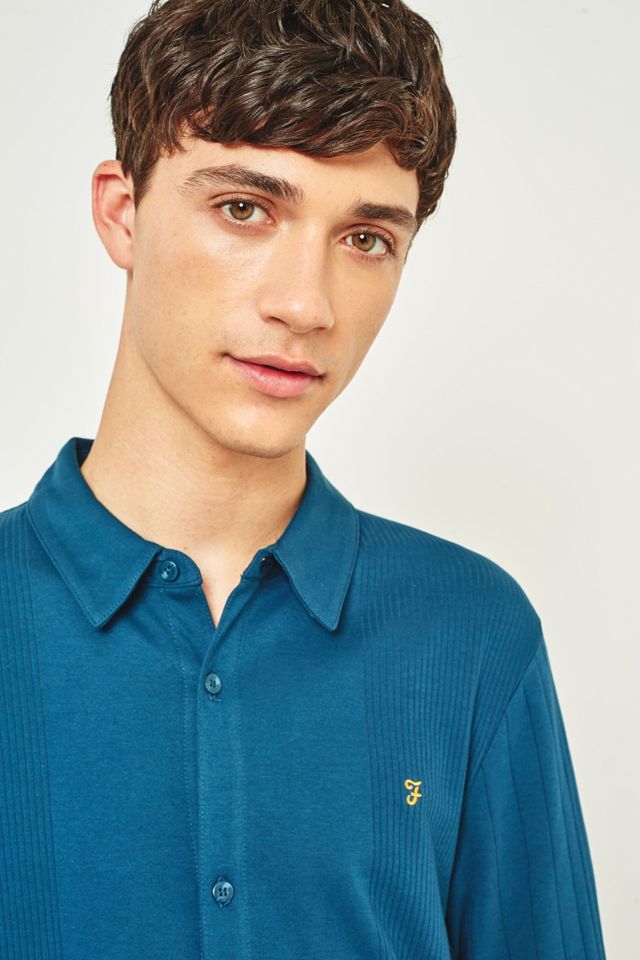 Farah Heathstan Atlantic Knit Polo Shirt #2