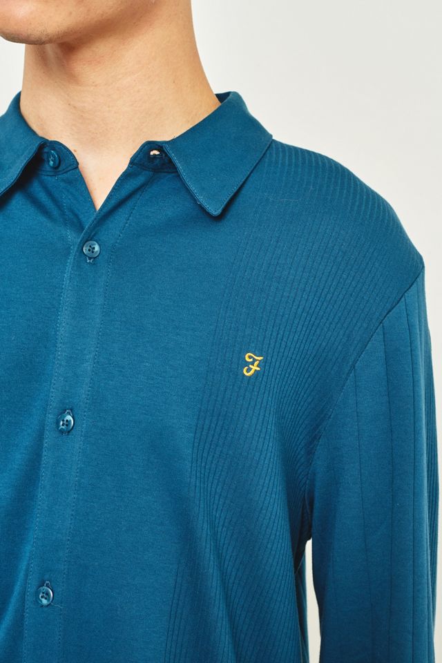 Farah Heathstan Atlantic Knit Polo Shirt #5