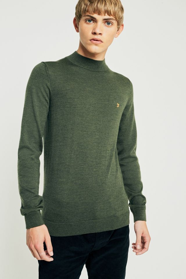 Roll Neck Sweater in Cilantro