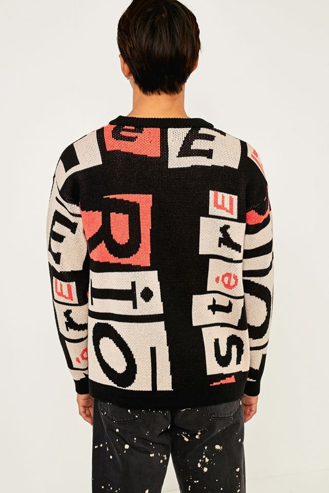 Heich Blade Riot Black Jacquard Jumper #3