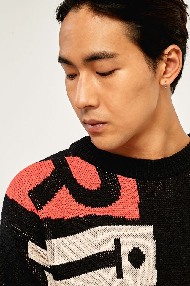 Heich Blade Riot Black Jacquard Jumper #5
