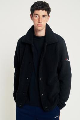 Fila button down teddy cheap coat