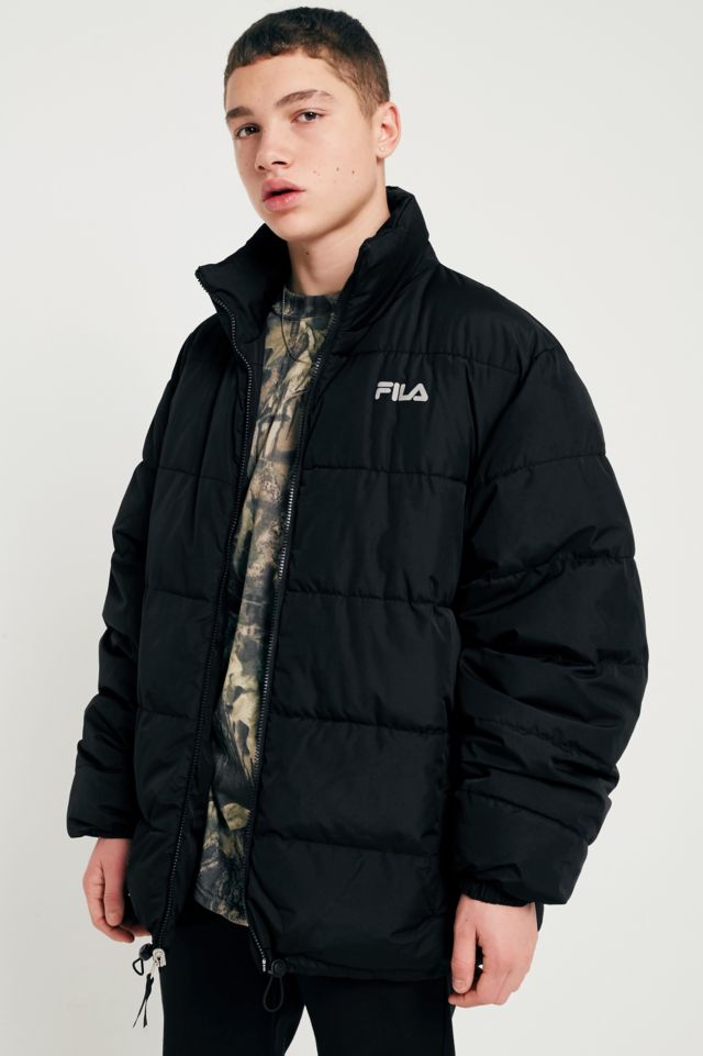 Fila black store puffer jacket