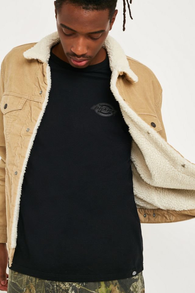 Giacca Trucker Sherpa in Velluto a Coste Chino di Levi's Urban