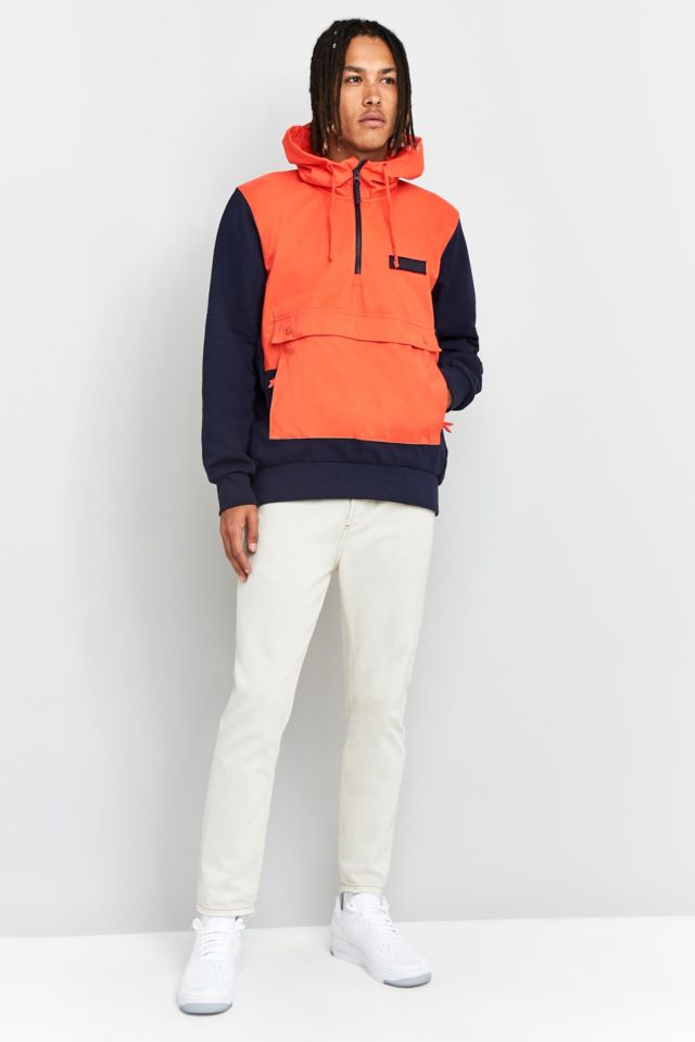 Nike SB Everett Repel Max Orange and Obsidian Pullover Anorak | Urban Outfitters UK