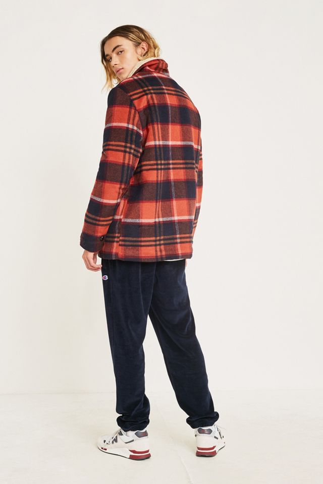 Rolla’s Red Checked Sherpa Coat #4