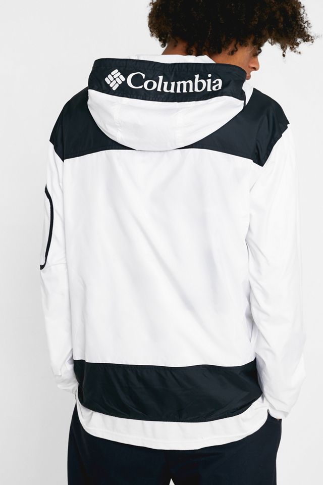 Columbia Challenger Black and White Windbreaker Jacket #1