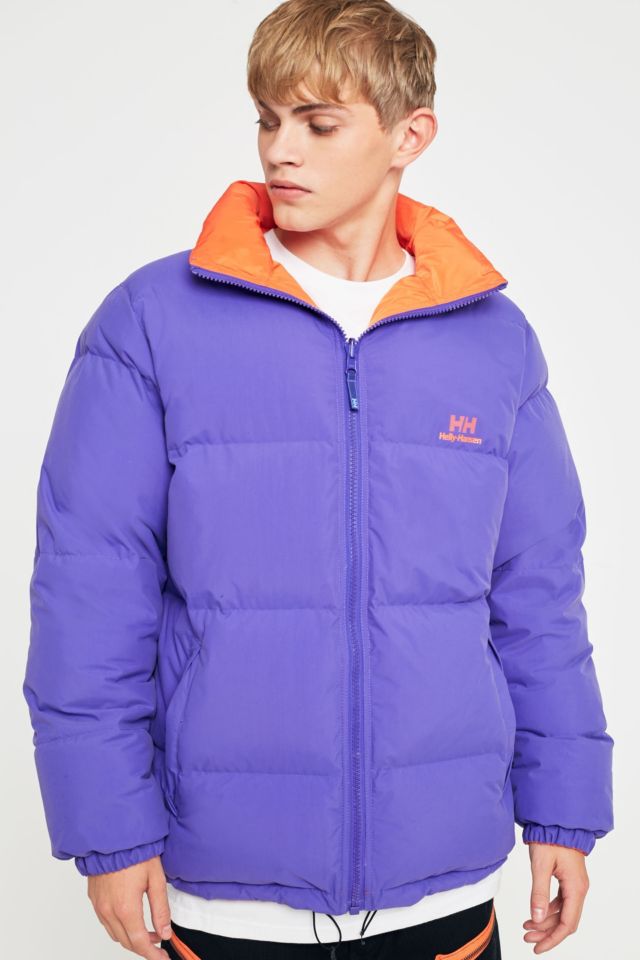 Helly Hansen Liberty Purple Reversible Puffer Jacket | Urban Outfitters UK
