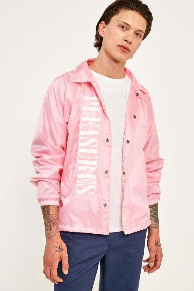 Carhartt coach jacket pink best sale