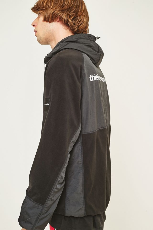 thisisneverthat SP-Fleece Black Jacket #2
