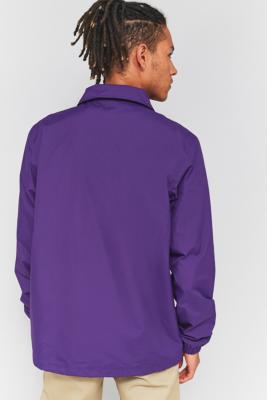 purple coach jacket