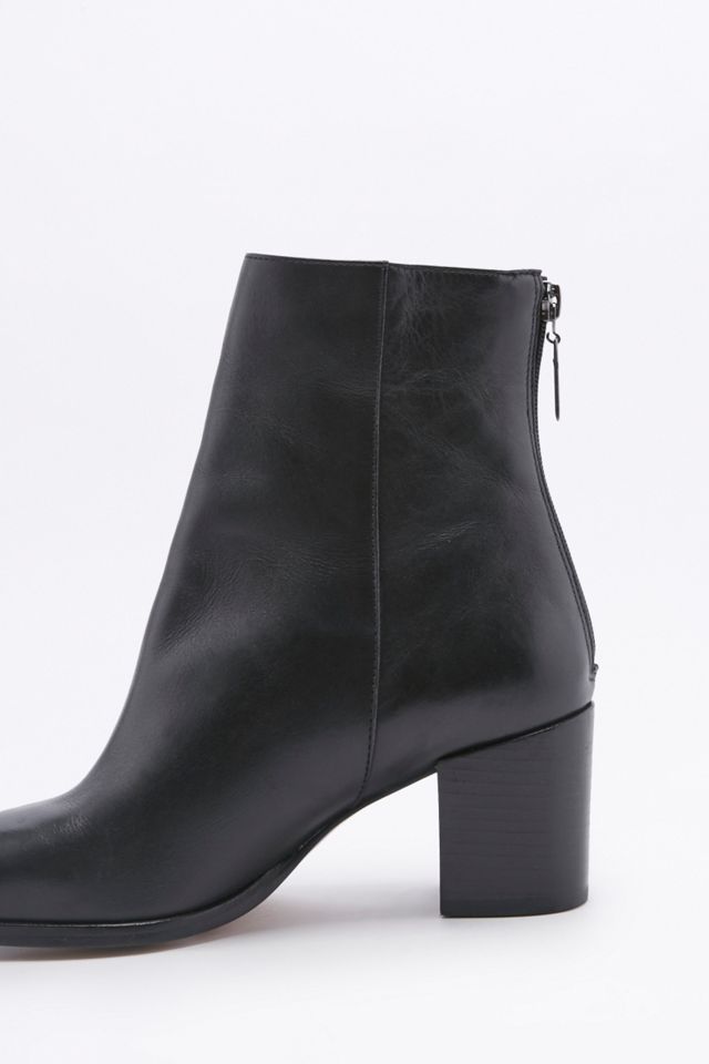 Ankle Boots „Elisa“ aus Leder in Schwarz mit Absatz #2