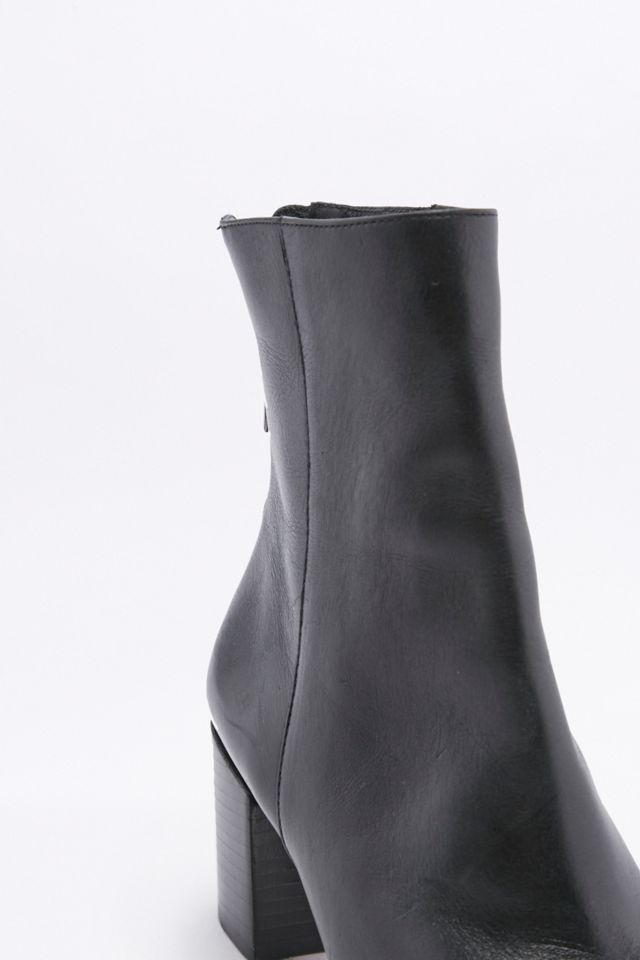Ankle Boots „Elisa“ aus Leder in Schwarz mit Absatz #3