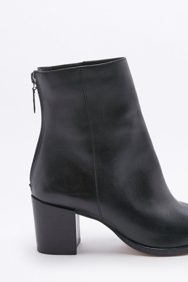 Ankle Boots „Elisa“ aus Leder in Schwarz mit Absatz #4